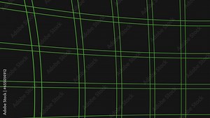 A black and green grid pattern creates a visually striking and modern design, highlighting the contrast between the two colors