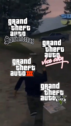 Insane Glitch's in GTA Games #shorts #gta #gta5 #gtav #gtasanandreas #gta3 #gtavicecity #gaming