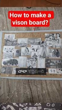 How to Make a Vision Board ? | Step-by-Step Guide for vision board#shorts#visionboard#newyear#viral