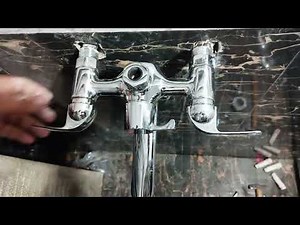 water mixing valve fitting | how to install mixer valve | hot and cold shower valve installation