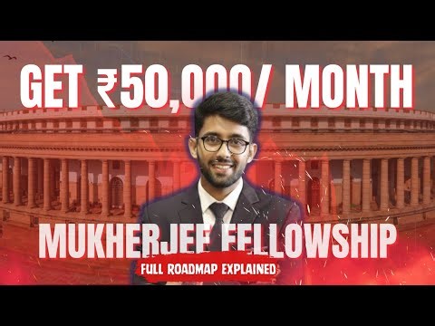 Intern with Member of Parliament of BJP | Mukherjee Fellowship Strategy 2026