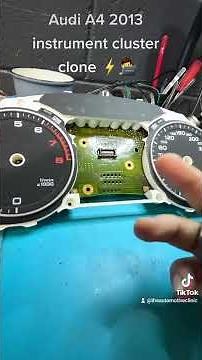 Audi A4 instrument cluster clone 👌👏