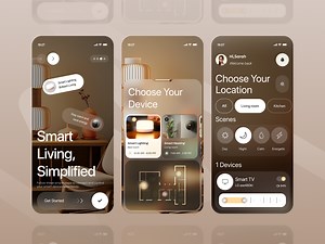 Home AI application mobile ui