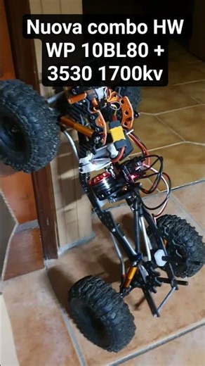 Nuovo arrivo , Hobbywing combo WP10BL80 80 + 3530SL 1700kv #hobbywing #injora #offroad #carbonio