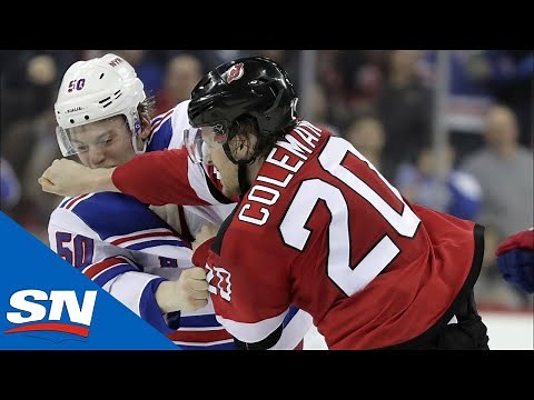 Devils and Rangers Renew Rivalry With Multiple Fights Throughout Game