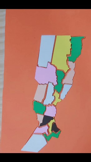 Mapa de Santa Fe y sus Departamentos