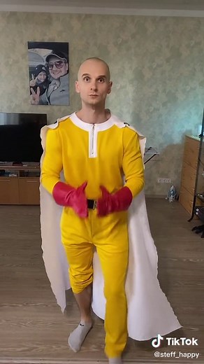 Saitama will save the world 🗺 #russiansaitama #SaitamaCosplay