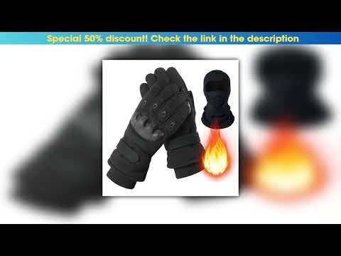 Best Winter Warm Motorcycle Gloves Full Finger Touch Screen Guantes Moto Outdoor Sport Motorbike Ri