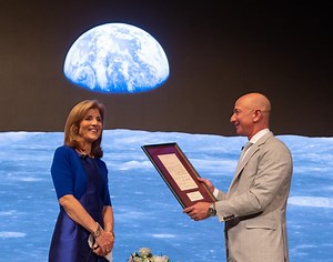Jeff Bezos explains how going to the moon is harder now than it was for JFK in 1962