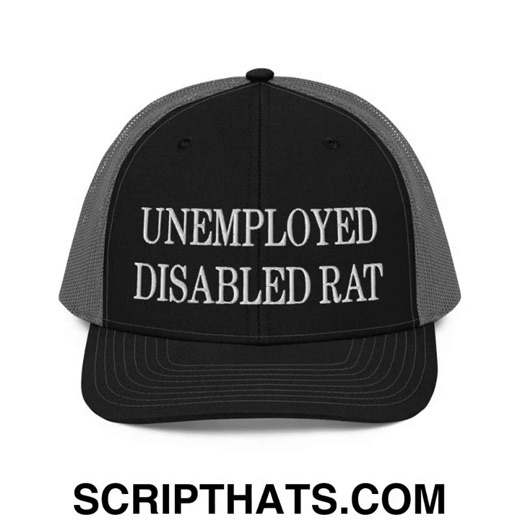 🚨 When life gives you curveballs, wear 'em with style! 🚨 Meet the Unemployed Disabled Rat Embroidered Classic Mesh Trucker Hat 🐭✨—where comfort meets quirky flair! This hat isn't just a statement piece; it’s a soft embrace that effortlessly elevates your everyday look. 🌈 Perfect for casual outings, lounging at home, or those unexpected adventures, its breathable mesh keeps you cool while the unique embroidery adds a dash of charm. Grab yours, and let your hat do the talking! 😉🍀 #StyleState