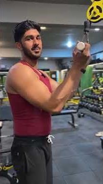 Triceps unique superset, how to do triceps superset #gym #workout #fitness #athlete #motivation