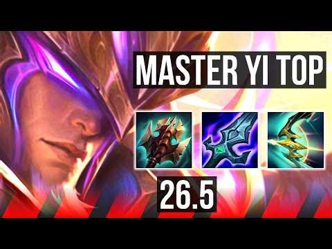 MASTER YI vs ZAAHEN (TOP) | EUW Master | 26.5