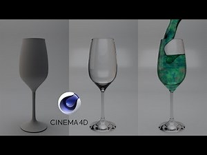 Wine Glass in Cinema 4D Using RealFlow