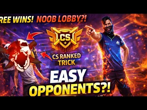Secret trick for easy opponents in cs ranked in free fire