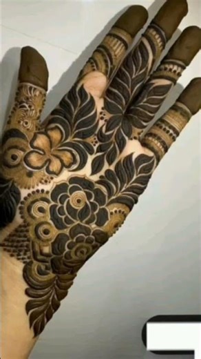 hibiscus pattern mehendi designs 🫶🏻🥰✨