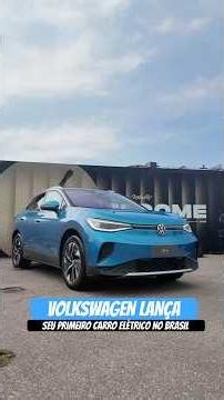 VOLKS LANÇA SEU PRIMEIRO CARRO ELÉTRICO NO BRASIL