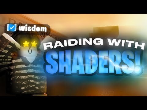 Raiding In Da Hood With SHADERS?!? 🤩