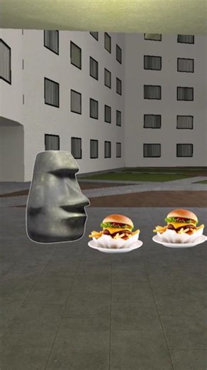Can MOAI Eat All The Fast Food In Liminal Hotel ? #SHORTS #memes