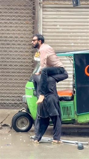 Disable man in rain 🥹😹 #funny #shorts #prank