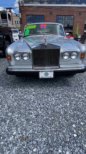This elegant 1977 Rolls Royce Silver Shadow II is FOR SALE at McGinty Motorcars ! 6.7L Engine 3 Speed Automatic Black Exterior Red Interior Stock # MM1444C LOVED BY THE PREVIOUS PRIVATE OWNER! THIS WAS HIS BABY AND HE LISTENED TO THE 8 TRACKS WHILE DRIVING AROUND A NJ LAKE AREA! LOW MILES 42,530!! 6.75L V8 3 SPEED AUTOMATIC! ORIGINAL OWNER'S MANUAL AND TOOLS! JUST PROFESSIONALLY PAINT CORRECTED AND CERAMIC COATED! THIS VEHICLE WAS WELL LOVED AND KEPT IN THE GARAGE! DROVE AROUND A LAKE IN NJ AND 