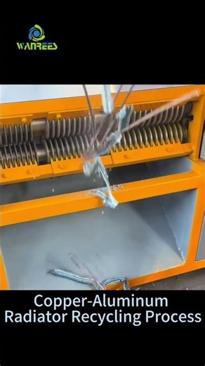 Copper-Aluminum Radiator Recycling Process | Efficient Separation Equipment Demo