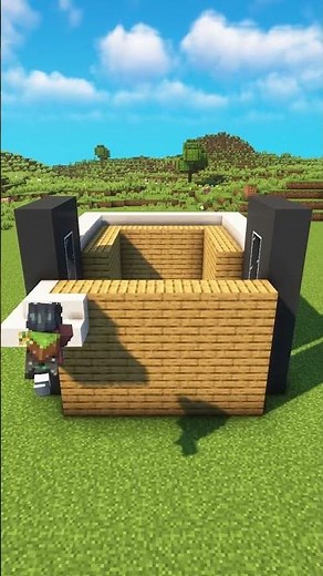 Minecraft Easy Modern House🏠 #shorts