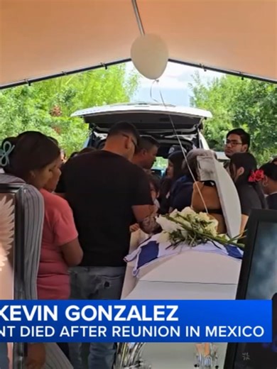 A funeral was held on Wednesday in Durango, Mexico for Chicago-born teenager Kevin Gonzalez. The 18-year-old died from colon cancer on Sunday, just hours after reuniting with his family.