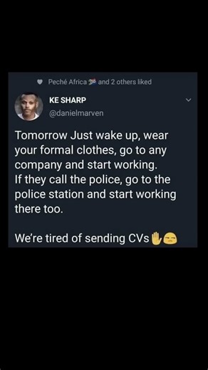 Are you tired of sending CV's? #work