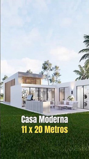 Discover this stunning 11x20 meter modern house, you'll be amazed!