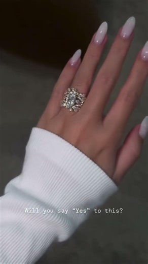 Ultimate Diamond Ring Stack 💍✨ Luxury Stacked Rings | Engagement Ring Goals #shorts