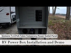 RV Power Box Installation and Demonstration