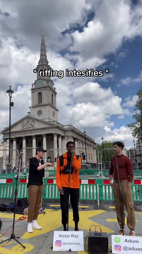 Harmonizing Cover of 'Stay with Me' | Busker Performance