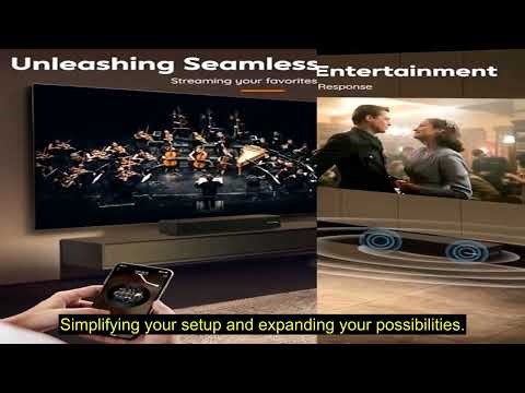 Compact Dolby Digital Sound Bar for Smart TVs | HDMI ARC, Optical & Bluetooth Speaker Review