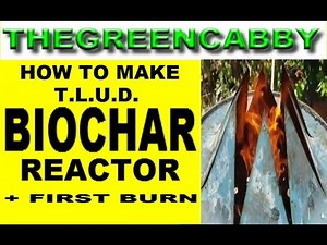 HOW TO MAKE BIOCHAR REACTOR - TLUD BURN BARREL for TERRA PRETA PERMACULTURE CARBON SEQUESTRATION