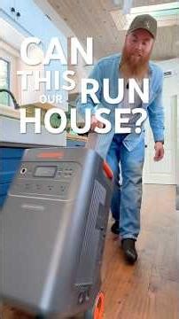 I tried running our entire house off battery ⚡️ #shorts
