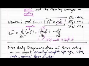 Dynamics - Particle kinetics notes