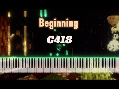 Beginning - C418 [Minecraft] - piano tutorial