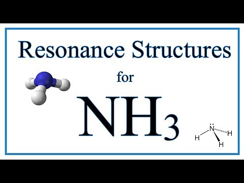Resonance Structures for NH3 (Ammonia)
