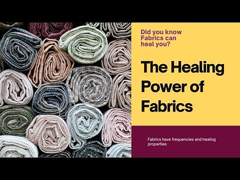 Did you know fabrics have frequencies and healing properties 🤯 How to heal through fabrics