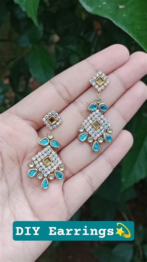 DIY Earrings Series| Simple & Beautiful Handmade Earring 2025💛💫 #shorts #diy #earrings