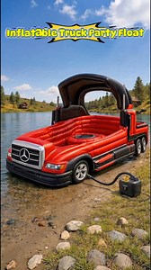 Wow! Lake days just got way more badass with this inflatable truck 😱👏 | Designing Dreamscapes