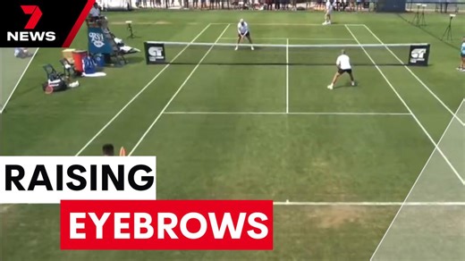 Bill Ackman raises eyebrows in Hall of Fame Open match