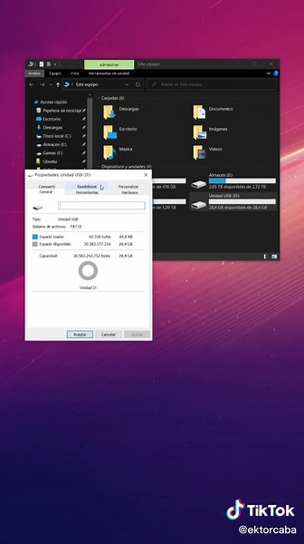 Aumentar memoria RAM por usb para equipos de bajo rendimiento. #window...