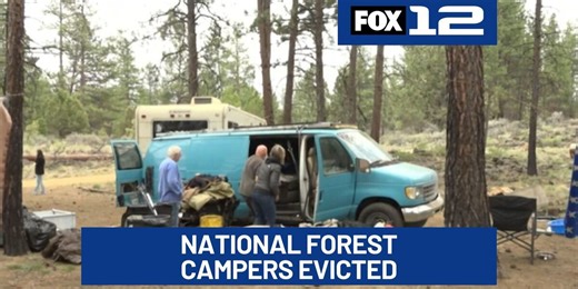 Homeless camp in Oregon national forest to be cleared