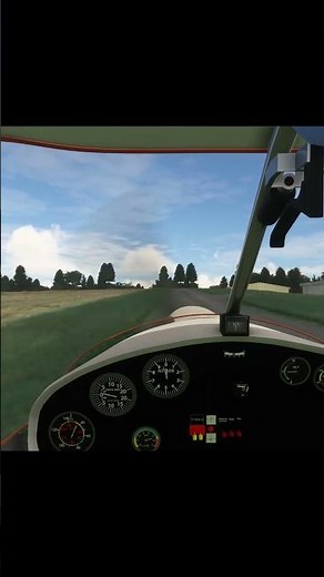 Taking off in the Ikarus C42B in Microsoft Flight Simulator
