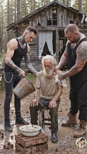 Two Tattooed Men Build a Home for a Homeless Old Man — The Ending Will Break You #kindness