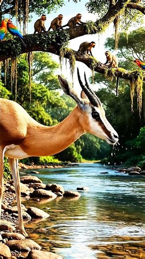 The Beauty of Nature Park & Amazing Wildlife in the Wild 🌿🦌