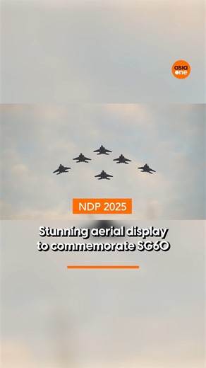 16K views · 148 reactions | In celebration of SG60, Singaporeans can look forward to 26 Republic of Singapore Air Force’s (RSAF) aircraft at this year’s National Day Parade (NDP). Besides iconic favourites such as the State Flag Flypast and Enhanced Salute to the Nation, there will be two special aerial displays. https://asia1.news/40J1y6A #NDP25 #SG60 #sgnews #singapore | AsiaOne | Facebook