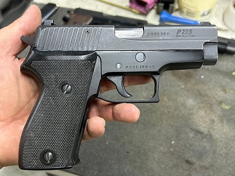 SIG P225 intro, overview, specs, and shoot jeffshootsstuff