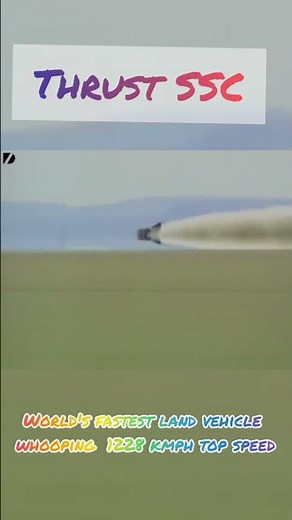 The Thrust SSC World's fastest land vehicle #shorts #thrustssc #theautomotive #worldsfastestcar